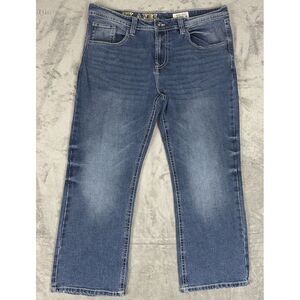 Men's Blue Bootcut Jeans